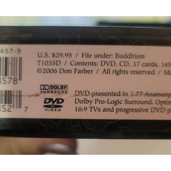 "Living Wisdom" by Don Farber and The Dalai Lama DVD and Book Set New - Picture 3 of 3